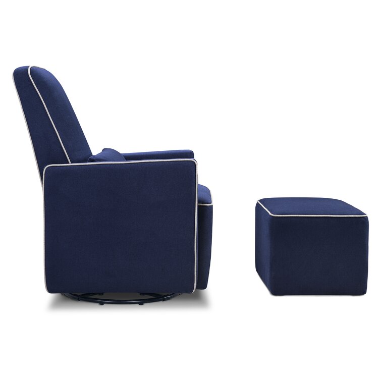 Davinci swivel glider outlet and ottoman